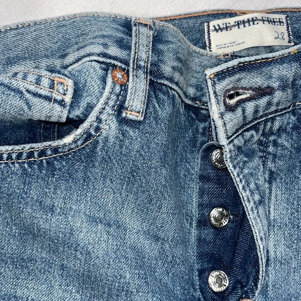 NWOT We The Free - Ripple Wide-Leg Cropped Jeans, 28